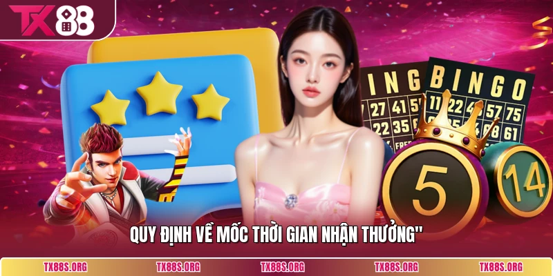 Quy định về mốc thời gian nhận thưởng